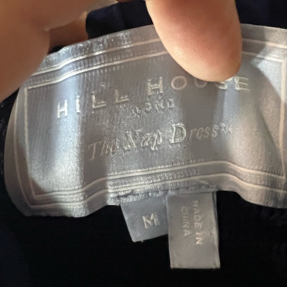 Hill house home the Ellie nap dress midi navy blue size medium - Picture 4 of 7